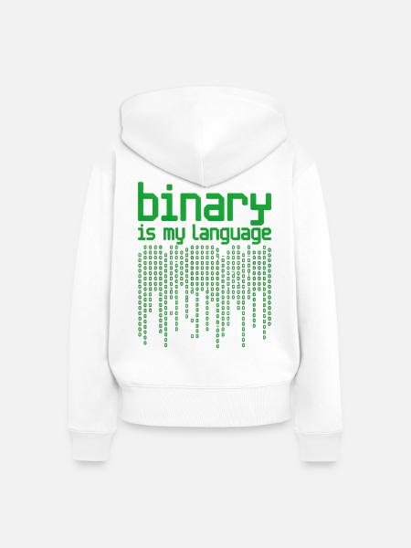 Programmierer – Coding Entwickler & Informatiker - Frauen Premium Bio Zip Hoodie - Weiß