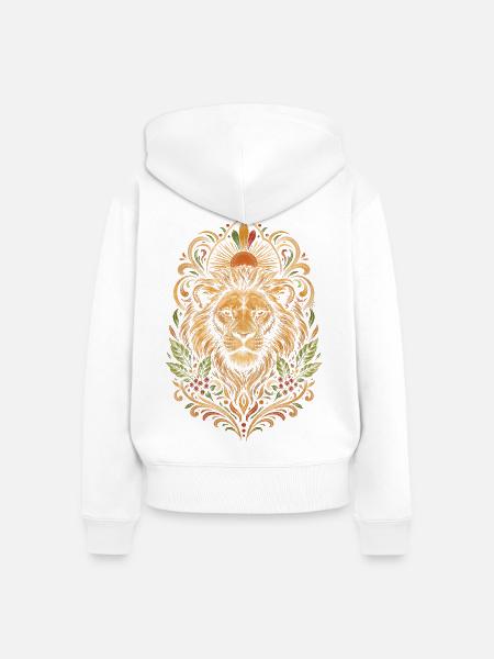 Äthiopien Äthiopisch Äthiopier - Frauen Premium Bio Zip Hoodie - Weiß