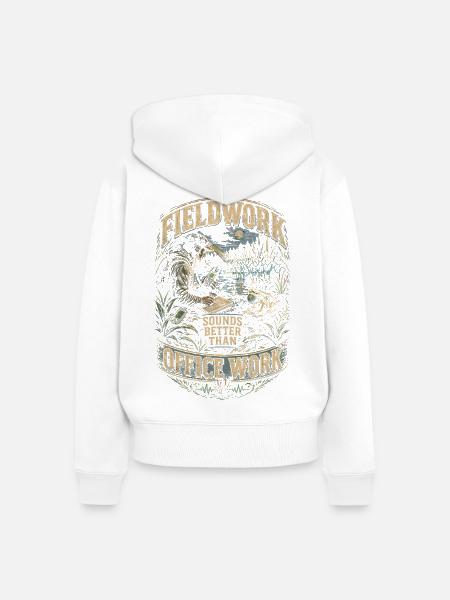 Herpetologie Herpetologe - Frauen Premium Bio Zip Hoodie - Weiß