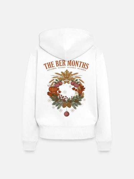 Ber Months Fall Season Herbstzeit - Frauen Premium Bio Zip Hoodie - Weiß