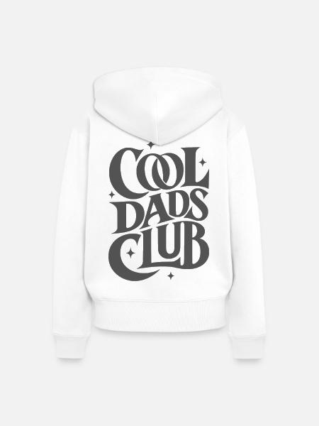 Cool Dads Club - Frauen Premium Bio Zip Hoodie - Weiß