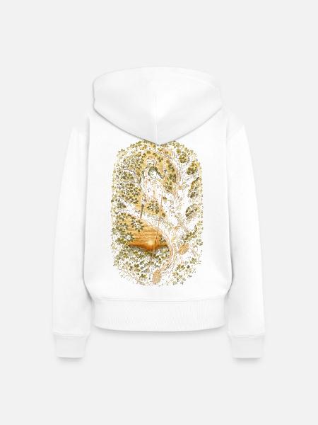 Baumpfleger Baumpflege - Frauen Premium Bio Zip Hoodie - Weiß