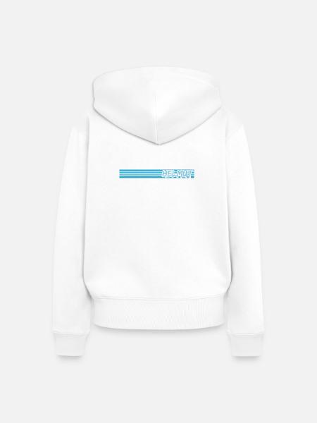 Helmut als Name - Frauen Premium Bio Zip Hoodie - Weiß