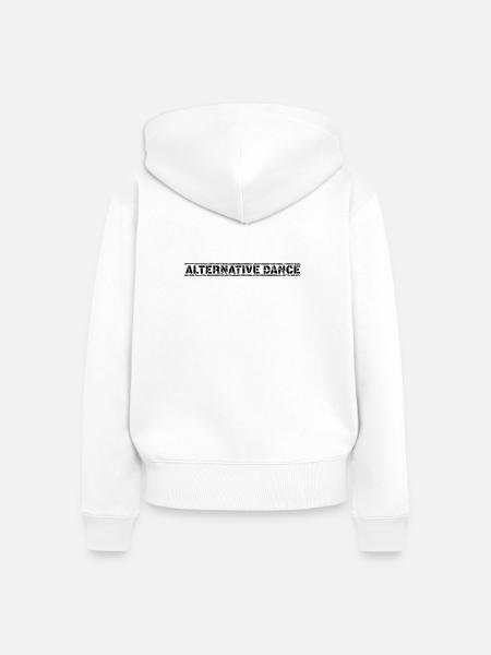 Alternative Dance - Frauen Premium Bio Zip Hoodie - Weiß