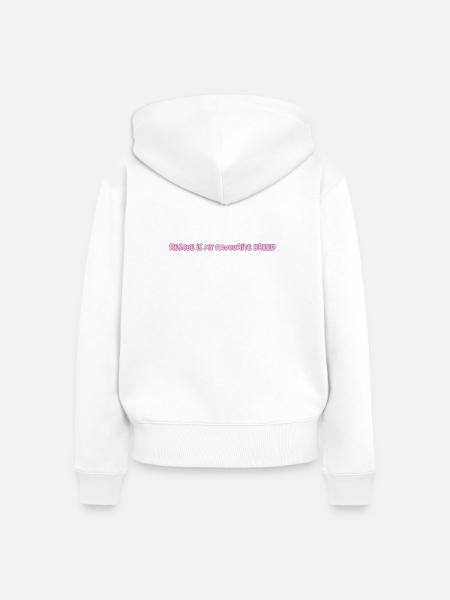 Rescue ist meine Lieblingsrasse - Frauen Premium Bio Zip Hoodie - Weiß