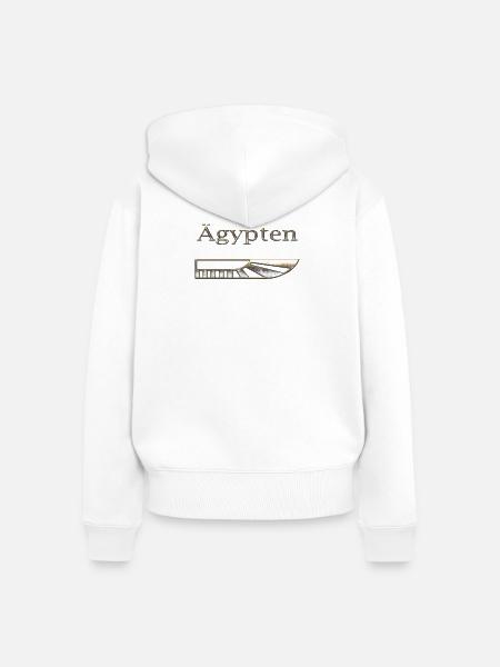 Ägypten 72 - Frauen Premium Bio Zip Hoodie - Weiß