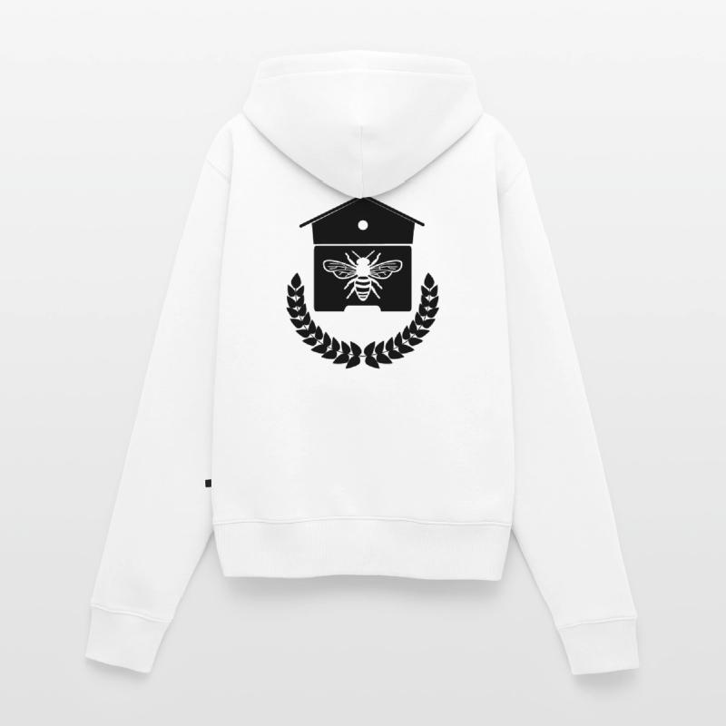 Bienenhaus oder Bienennest Frauen Premium Bio Zip Hoodie