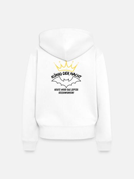 Junggesellenabschied - Frauen Premium Bio Zip Hoodie - Weiß