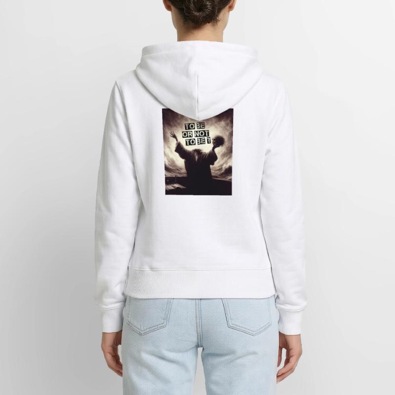 Sein oder nicht sein? Frauen Premium Bio Zip Hoodie