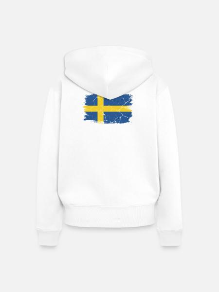 Göteborg - Frauen Premium Bio Zip Hoodie - Weiß