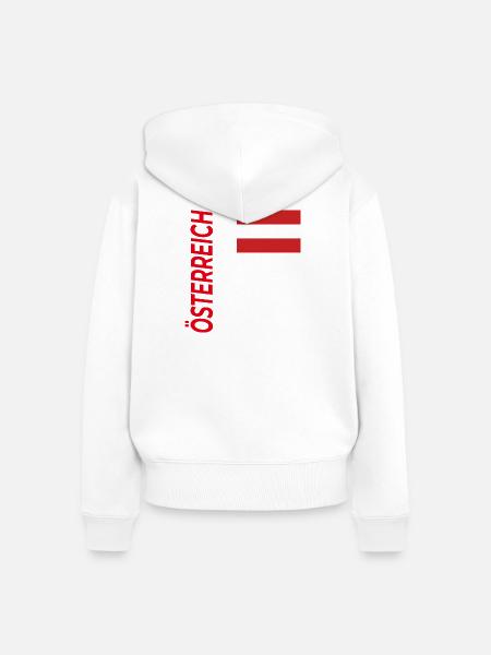 Kitzbühel - Frauen Premium Bio Zip Hoodie - Weiß