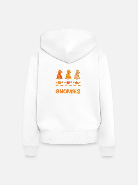 Thanksgiving Mama Mutter Oma Großmutter - Frauen Premium Bio Zip Hoodie - Weiß