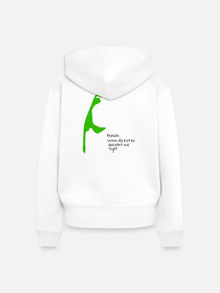 Sylt - Frauen Premium Bio Zip Hoodie - Weiß