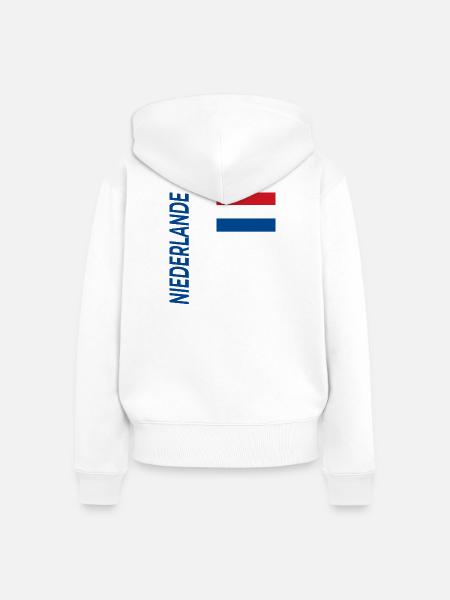 Eindhoven - Frauen Premium Bio Zip Hoodie - Weiß