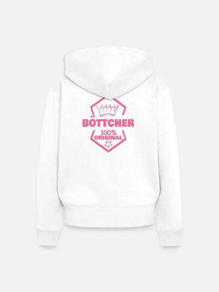 Arbeit Boettcher - Frauen Premium Bio Zip Hoodie - Weiß