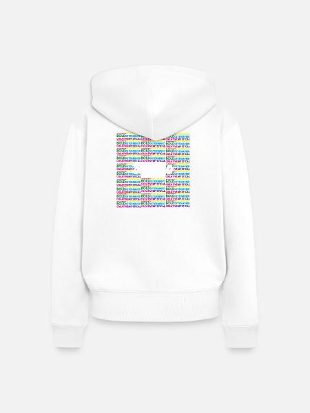 Sternzeichen Skorpion - Frauen Premium Bio Zip Hoodie - Weiß