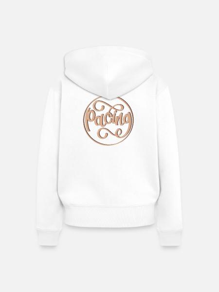 Pacing - Frauen Premium Bio Zip Hoodie - Weiß