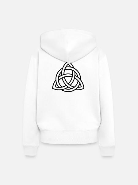 Ratchet N - Frauen Premium Bio Zip Hoodie - Weiß