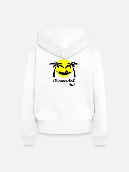Entfernt - Frauen Premium Bio Zip Hoodie - Weiß