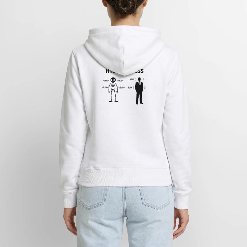Developer Programmer Coden Css Scripting Code Women's Premium Organic Zip Hoodie