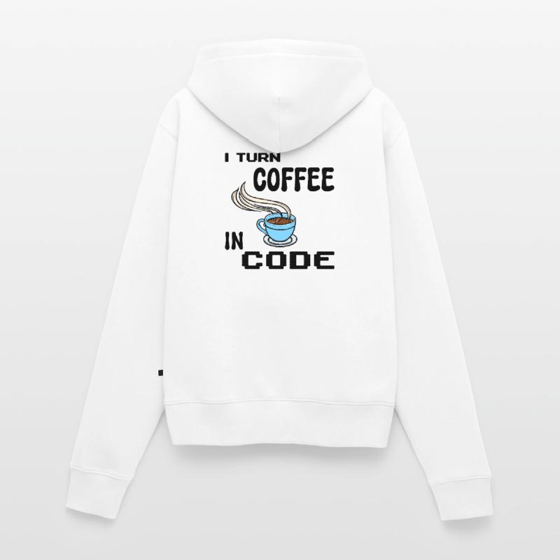 Code Programmierer Skripting Statement Developer Frauen Premium Bio Zip Hoodie