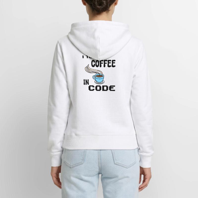 Code Programmierer Skripting Statement Developer Frauen Premium Bio Zip Hoodie