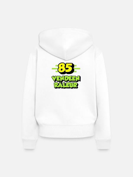 Klagen aus der Vendée - Frauen Premium Bio Zip Hoodie - Weiß