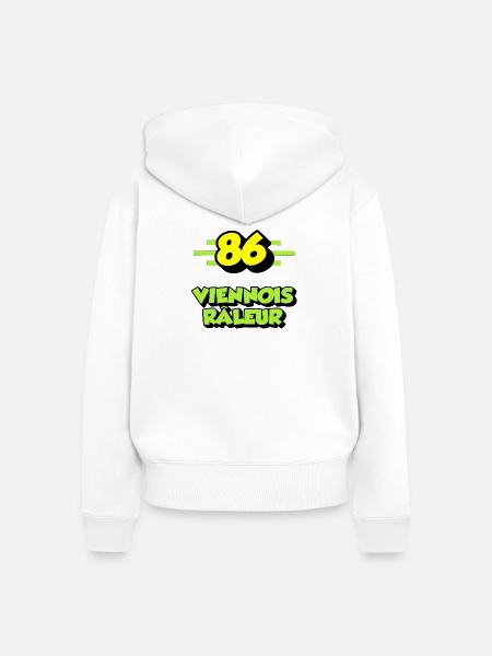 Klagende Wiener - Frauen Premium Bio Zip Hoodie - Weiß