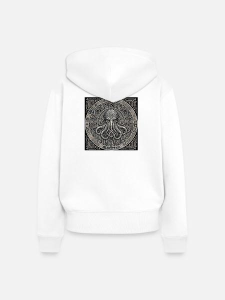 Old God - Frauen Premium Bio Zip Hoodie - Weiß