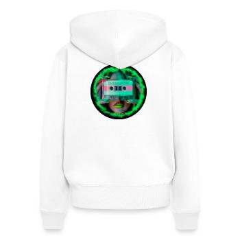 Dance with the Devil V2 - Women's Premium Organic Zip Hoodie - white - Back - AI Model Female 172 light (172cm)