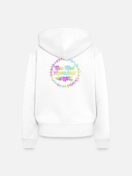 Röntgentechniker - Frauen Premium Bio Zip Hoodie - Weiß