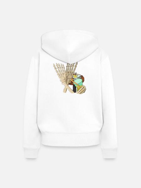 Ewigkeit - Frauen Premium Bio Zip Hoodie - Weiß