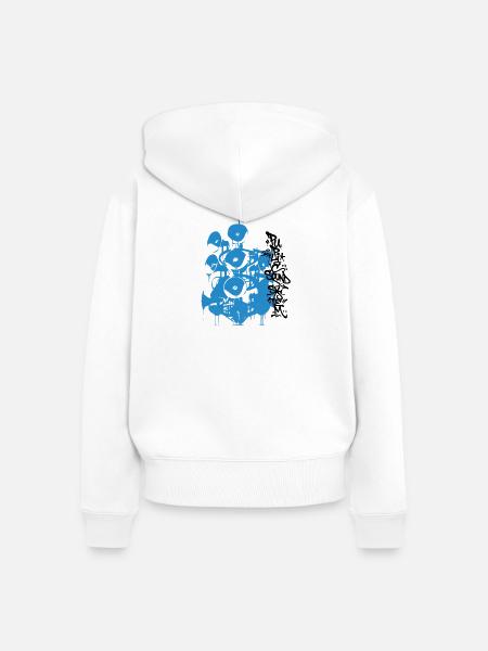 public soundsystem - Frauen Premium Bio Zip Hoodie - Weiß