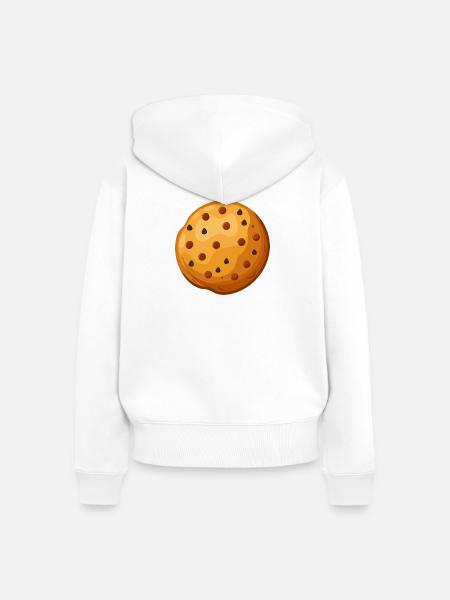 Kekse - Frauen Premium Bio Zip Hoodie - Weiß