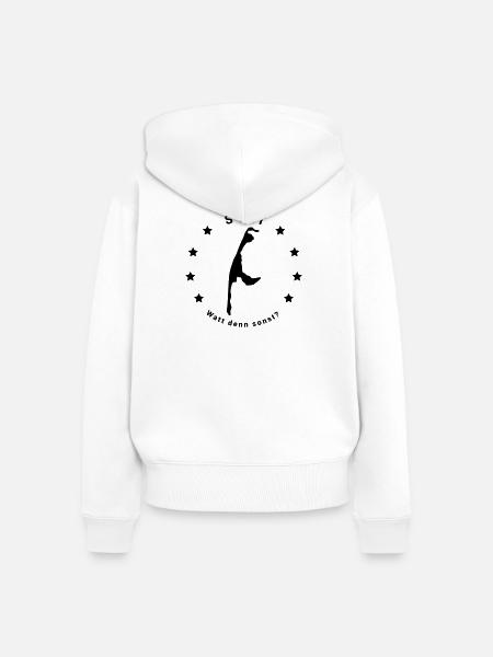 Sylt - Watt denn sonst? - Frauen Premium Bio Zip Hoodie - Weiß