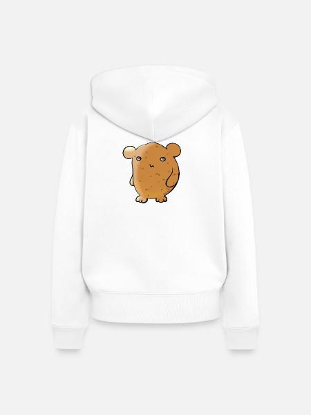 Patatours - Frauen Premium Bio Zip Hoodie - Weiß