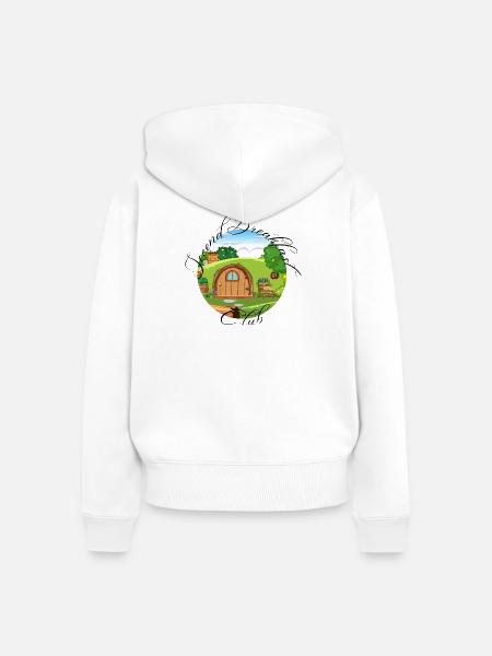 Second Breakfast - Frauen Premium Bio Zip Hoodie - Weiß