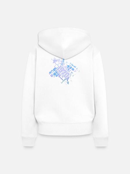 1970 - Frauen Premium Bio Zip Hoodie - Weiß