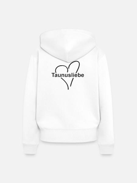 Taunusliebe ♥ - Frauen Premium Bio Zip Hoodie - Weiß