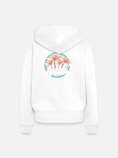 Geschenk für Aruba - Frauen Premium Bio Zip Hoodie - Weiß