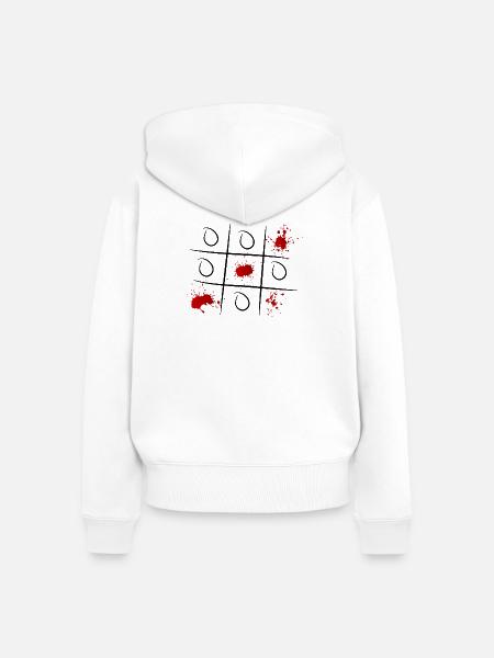 GÖR - Frauen Premium Bio Zip Hoodie - Weiß