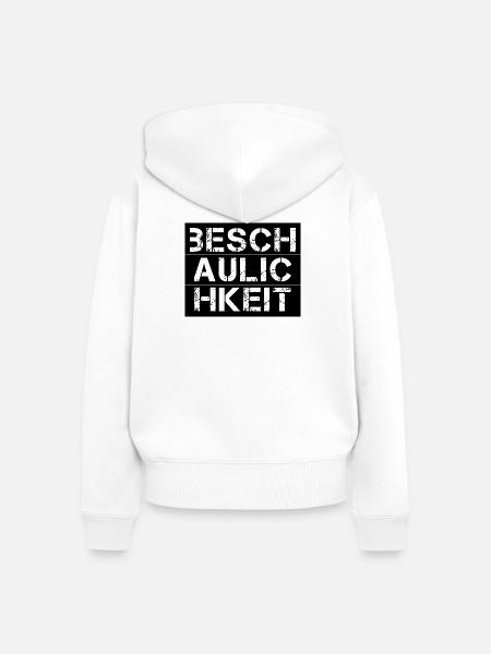 Beschaulichkeit - Frauen Premium Bio Zip Hoodie - Weiß