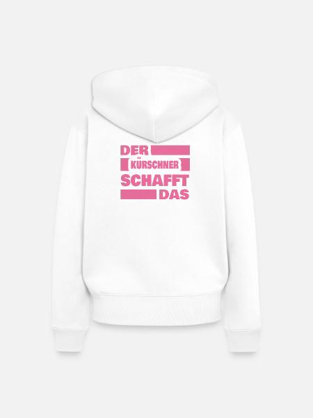 Beruf Kuerschner - Frauen Premium Bio Zip Hoodie - Weiß