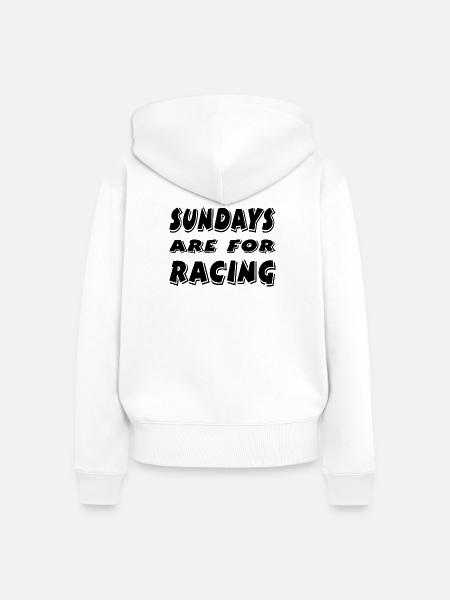 Auto - Frauen Premium Bio Zip Hoodie - Weiß