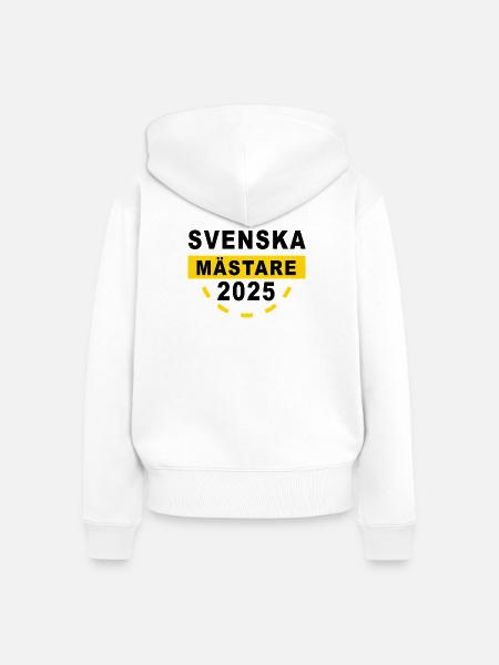 Schwedischer Meister 2025 - Frauen Premium Bio Zip Hoodie - Weiß