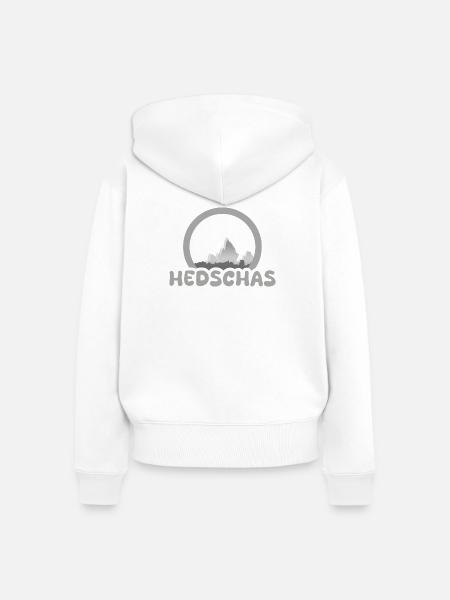 Trekking Hedschas - Frauen Premium Bio Zip Hoodie - Weiß