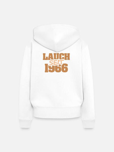 Geschenk für Entwurf - Frauen Premium Bio Zip Hoodie - Weiß