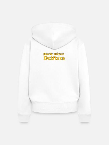 Dunkle Flussdrifter - Frauen Premium Bio Zip Hoodie - Weiß