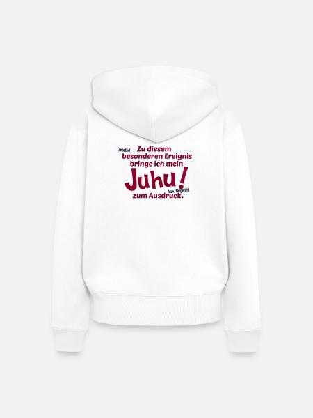 Allgemeines Ereignis - Frauen Premium Bio Zip Hoodie - Weiß