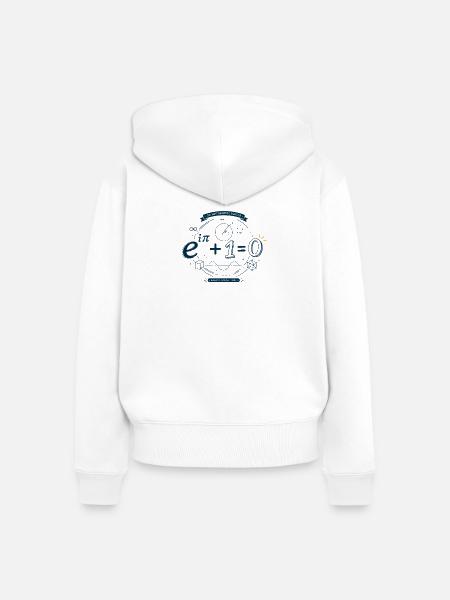 Eulersche Gleichung - Frauen Premium Bio Zip Hoodie - Weiß